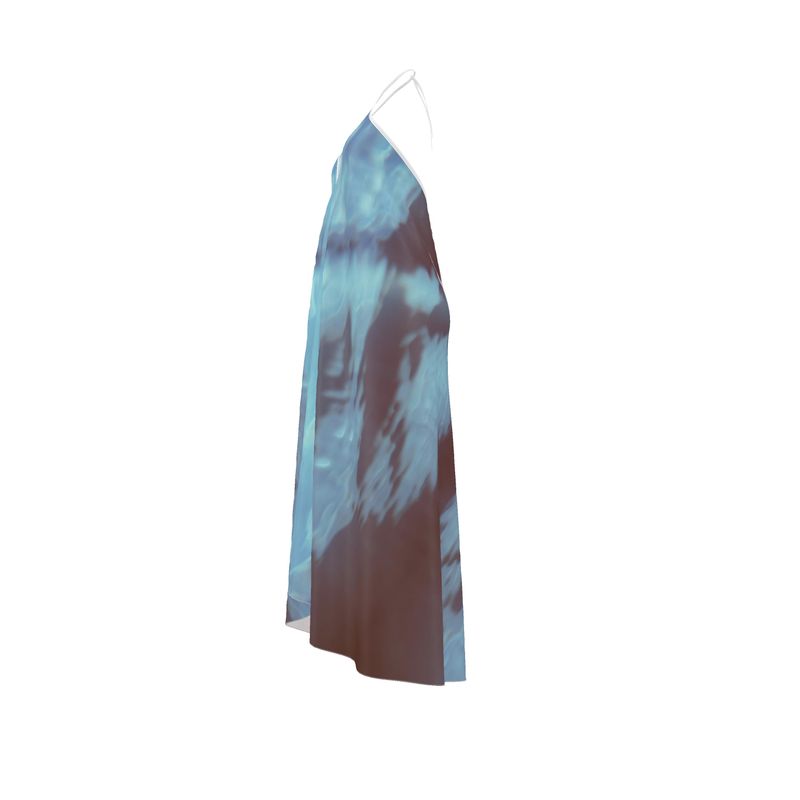 Floating in Clouds Backless Dress